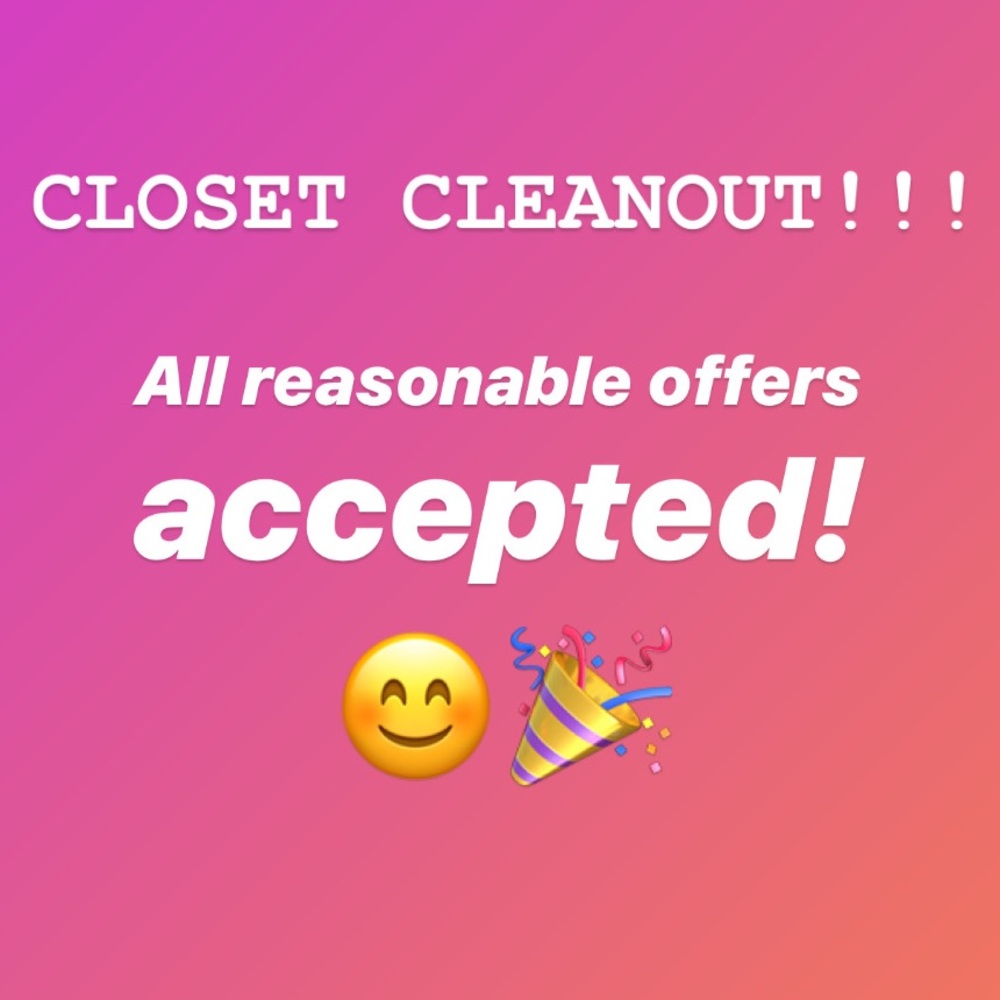 Now accepting all reasonable offers!!!!